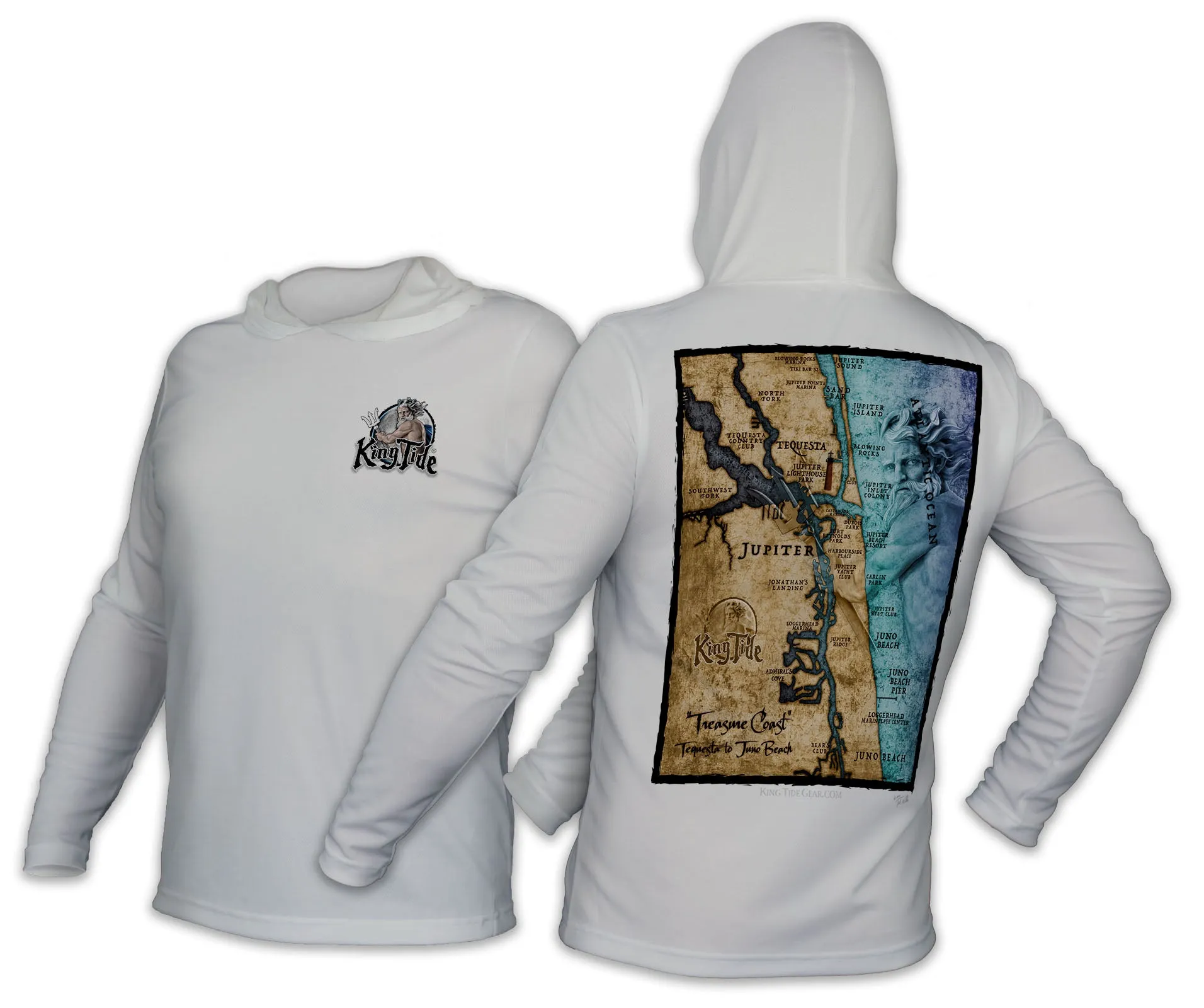 Jupiter, FL / King Tide Classic Chart Hoodie