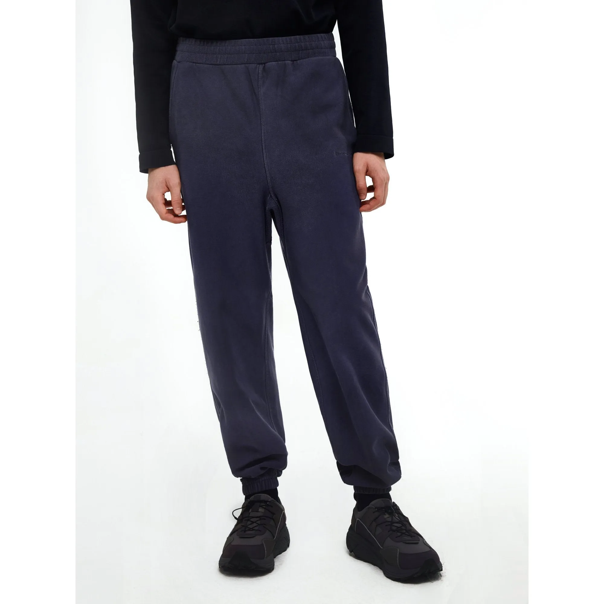 Men Washed Jogging Pants - Purple
