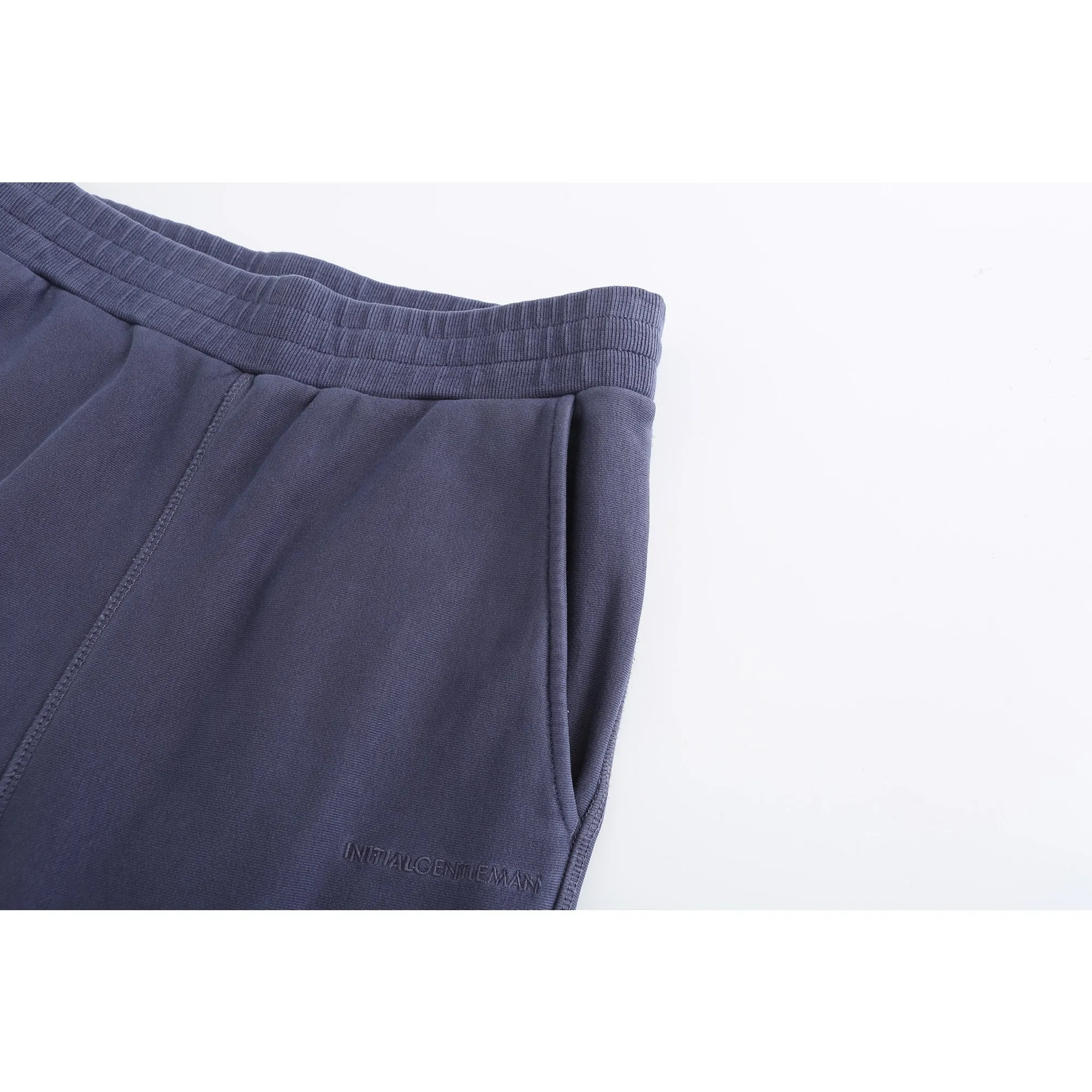 Men Washed Jogging Pants - Purple