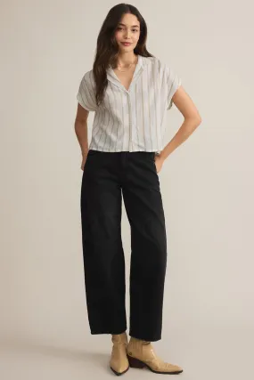 Parallel Button Down Top